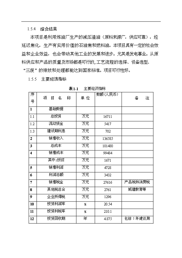 （項目成果）50萬噸延遲焦化工程項目可行性論證申報材料（華經縱橫）第3頁