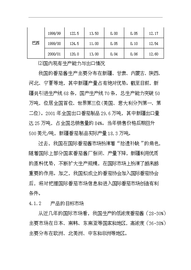 （項目成果）4千噸番茄醬生產項目可行性論證申報材料（華經縱橫）第12頁