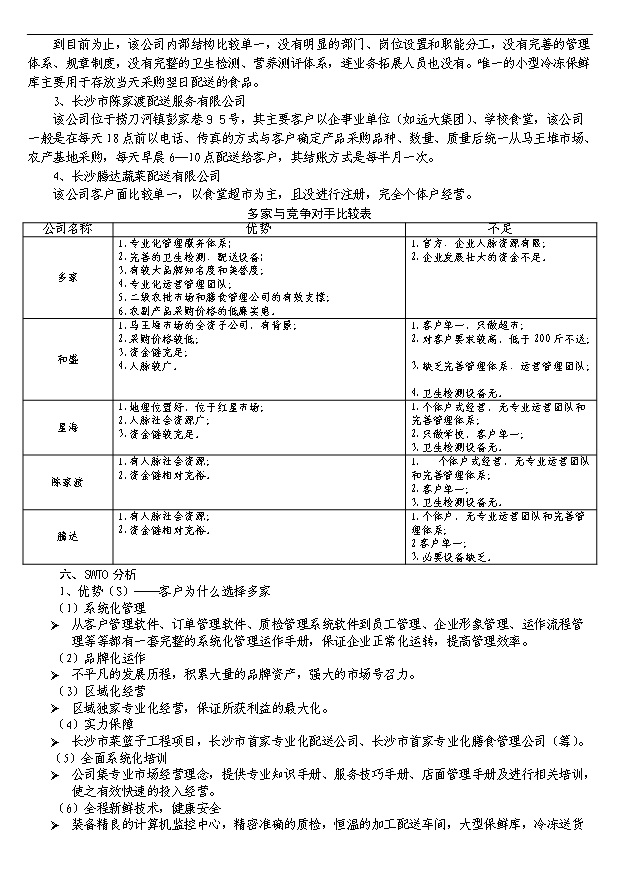 多家農產品配送服務公司項目29頁項目規劃報告范文（8）第8頁