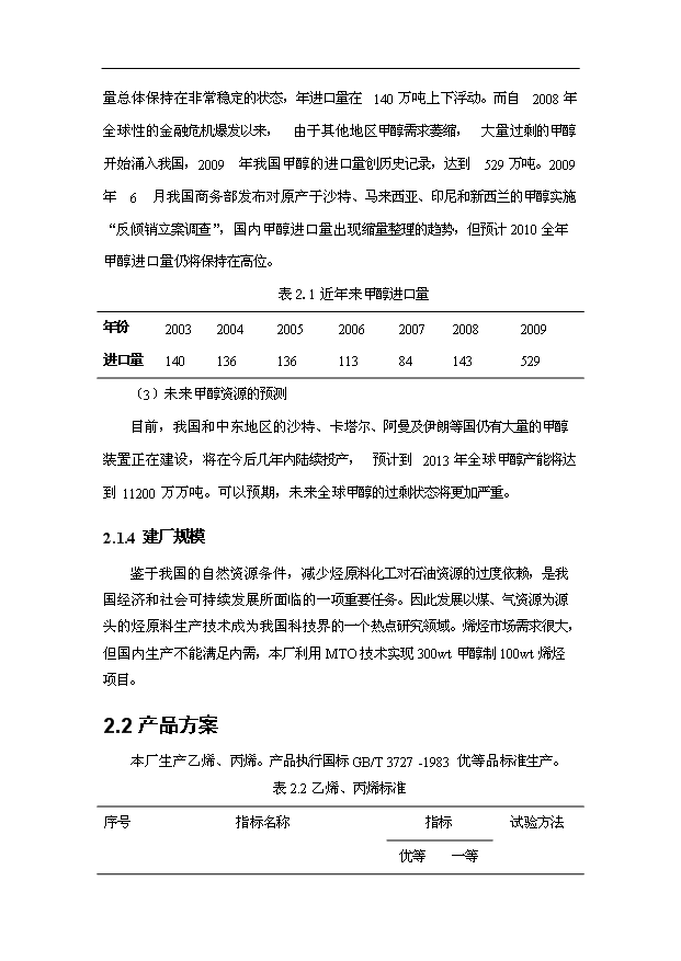 （項目成果）30萬噸甲醇制烯烴(MTO)項目可行性論證申報材料（華經縱橫）