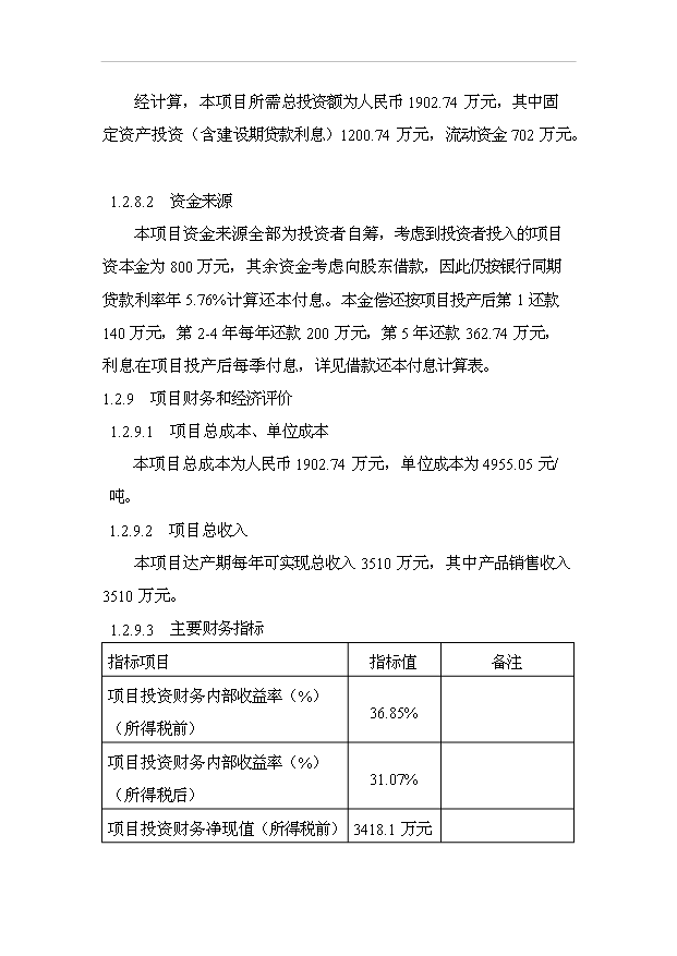 （項目成果）3千噸松香、840噸松節油項目可行性論證申報材料（華經縱橫）