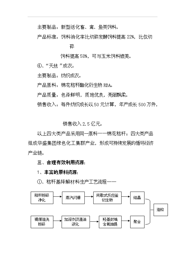 （項目成果）30萬噸秸稈基降解樹脂粒料項目可行性論證申報材料（華經縱橫）