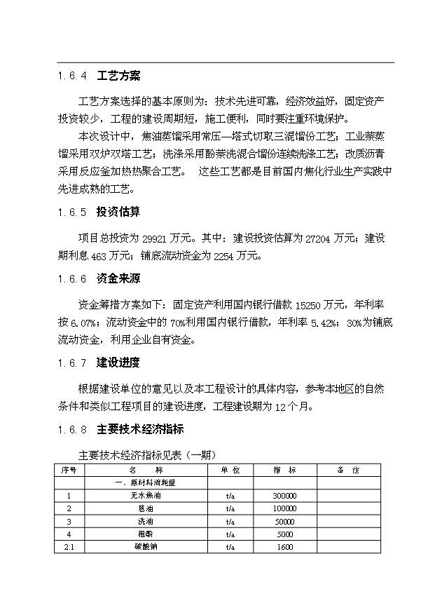 （項目成果）30萬噸煤焦油深加工項目可行性論證申報材料（華經縱橫）