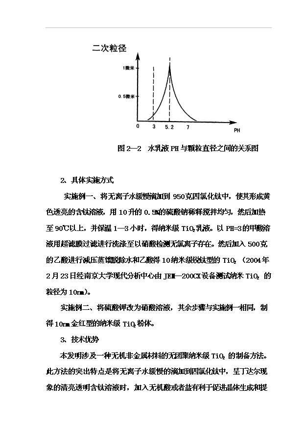 （項目成果）4百噸納米TiO2項目可行性論證申報材料（華經縱橫）