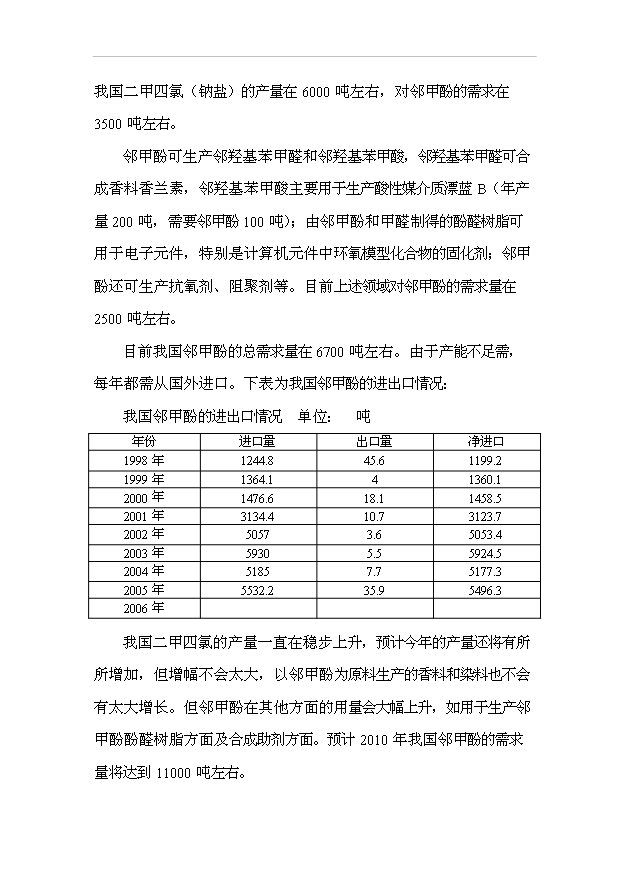 （項目成果）3千噸粗酚加工項目可行性論證申報材料（華經縱橫）第3頁