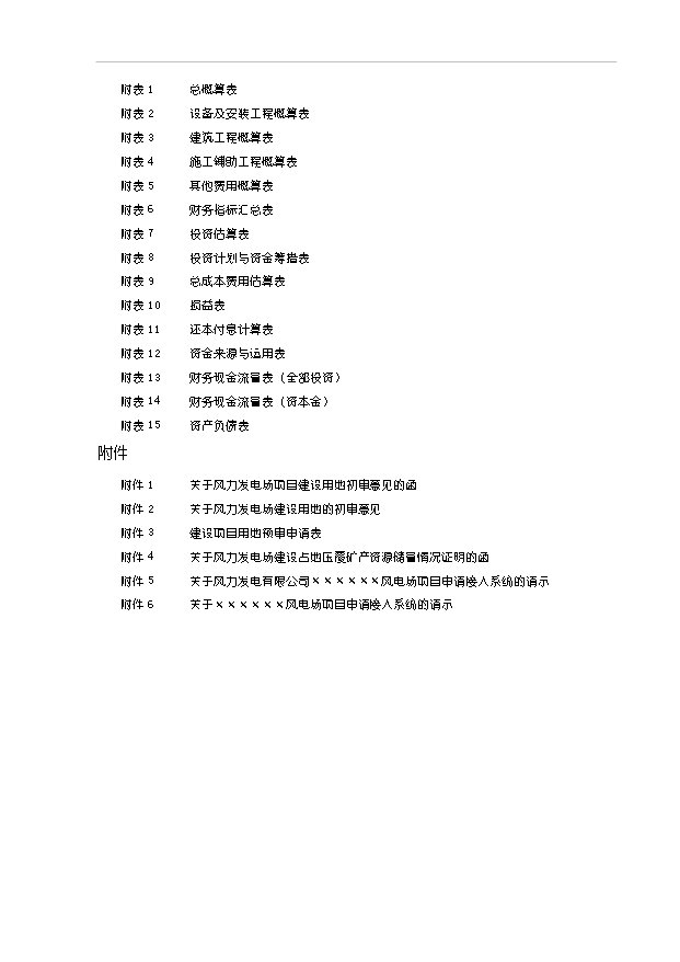 （項目成果）45MW風電場新建工程項目可行性論證申報材料（華經縱橫）