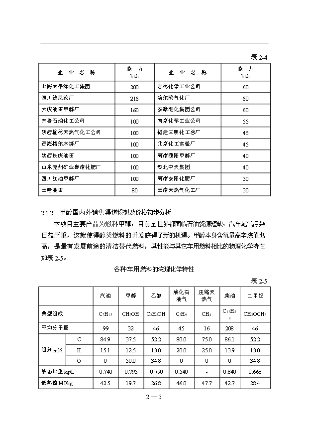 （項目成果）40萬噸二甲醚項目可行性論證申報材料（華經縱橫）第13頁
