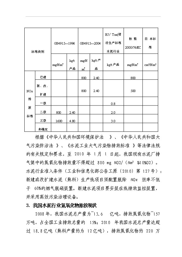 （項目成果）45百td新型干法熟料生產線脫硝工程項目可行性論證申報材料（華經縱橫）第15頁