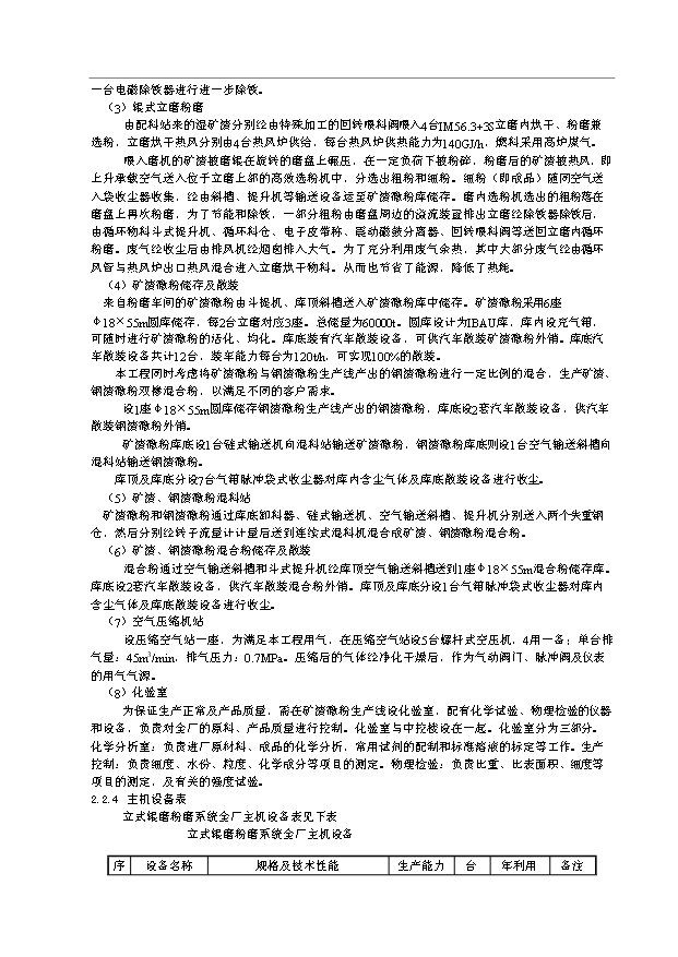 （項目成果）480萬噸礦渣微粉生產線項目可行性論證申報材料（華經縱橫）