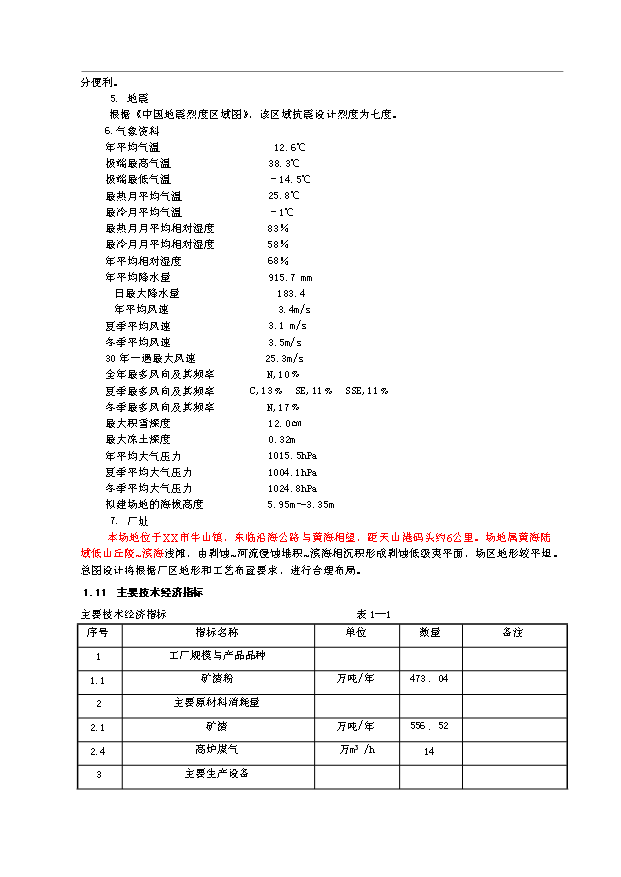 （項目成果）480萬噸礦渣微粉生產線項目可行性論證申報材料（華經縱橫）