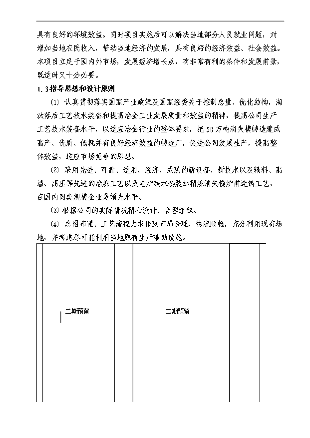 （項目成果）50萬噸消失模鑄造項目可行性論證申報材料（華經縱橫）