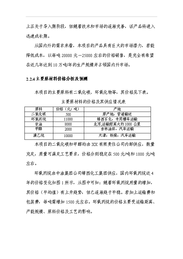 3萬噸二氧化碳基降解塑料項目可行性論證申報材料.doc預覽圖（11）