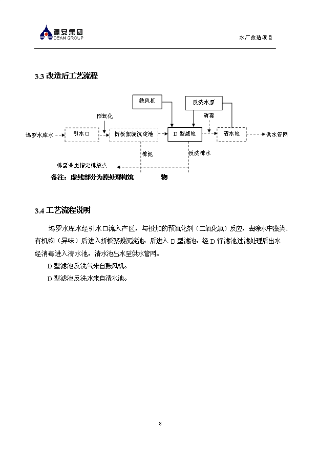 （項目成果）3萬噸無閥濾池水廠改造項目可行性論證申報材料（華經縱橫）