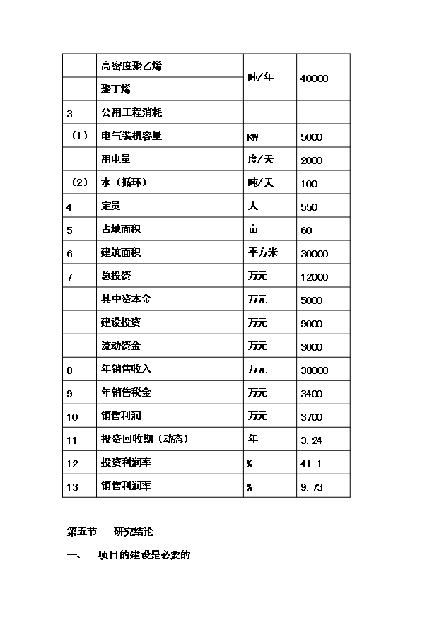（項目成果）4萬噸pb、pe-rt、pe、ppr新型管材項目可行性論證申報材料（華經縱橫）