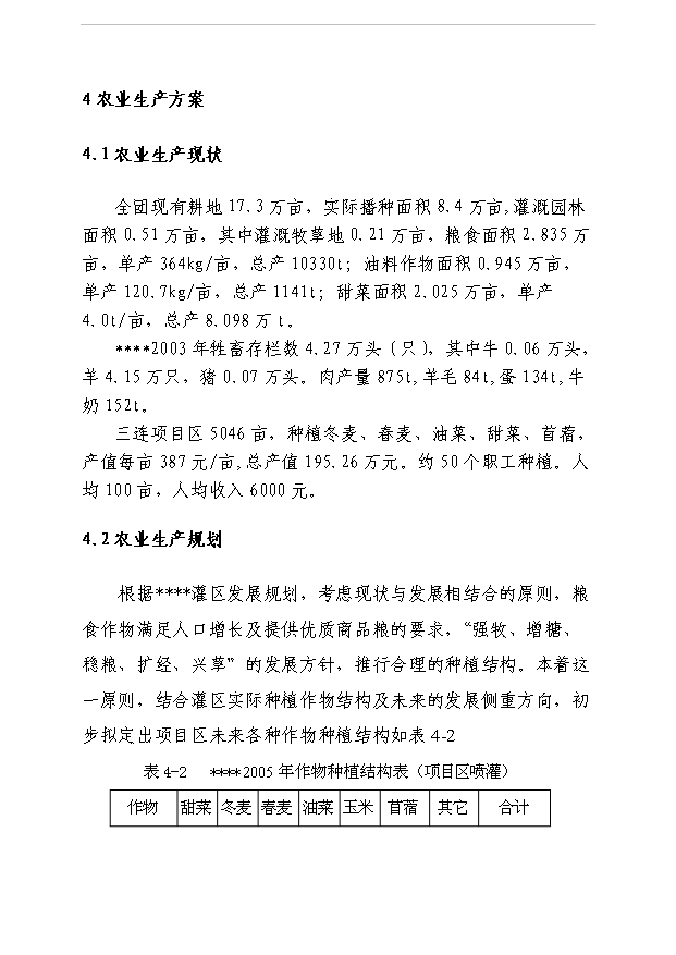 （項目成果）5000畝節水灌溉增效示范項目可行性論證申報材料（華經縱橫）