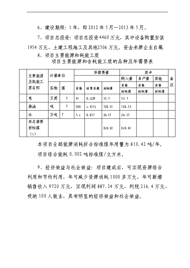 （項目成果）40萬立方商砼攪拌站項目可行性論證申報材料（華經縱橫）