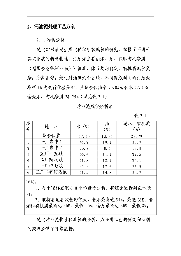 （項目成果）50萬噸油田含油污泥萃取法處理及資源化利用工程項目可行性論證申報材料（華經縱橫）