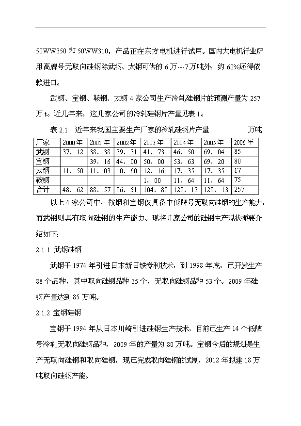 （項目成果）30萬噸高均質冷軋優質硅鋼工程項目可行性論證申報材料（華經縱橫）