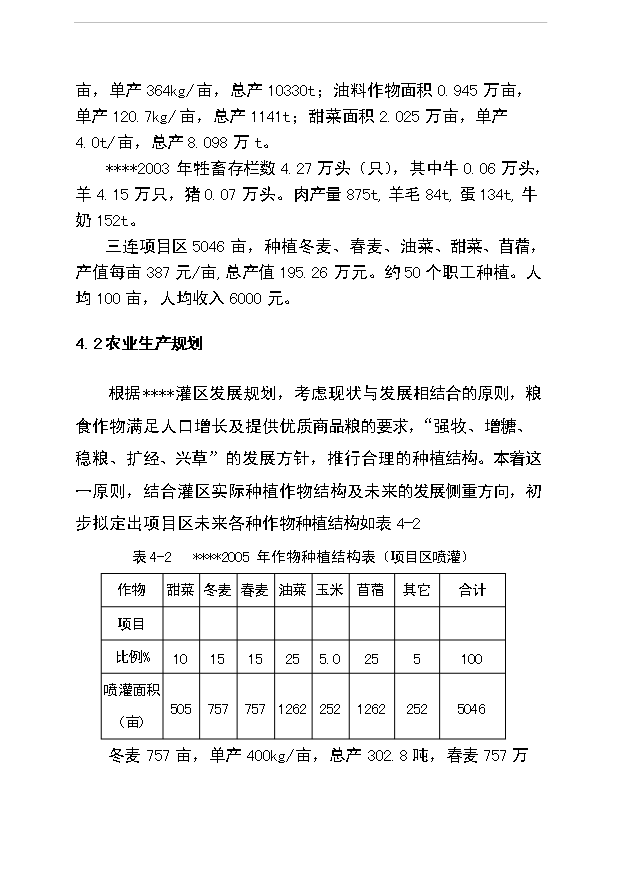（項目成果）5000畝節水灌溉增效噴灌項目可行性論證申報材料（華經縱橫）第15頁