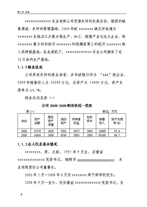 （項目成果）4千噸糯米粉加工項目可行性論證申報材料（華經縱橫）