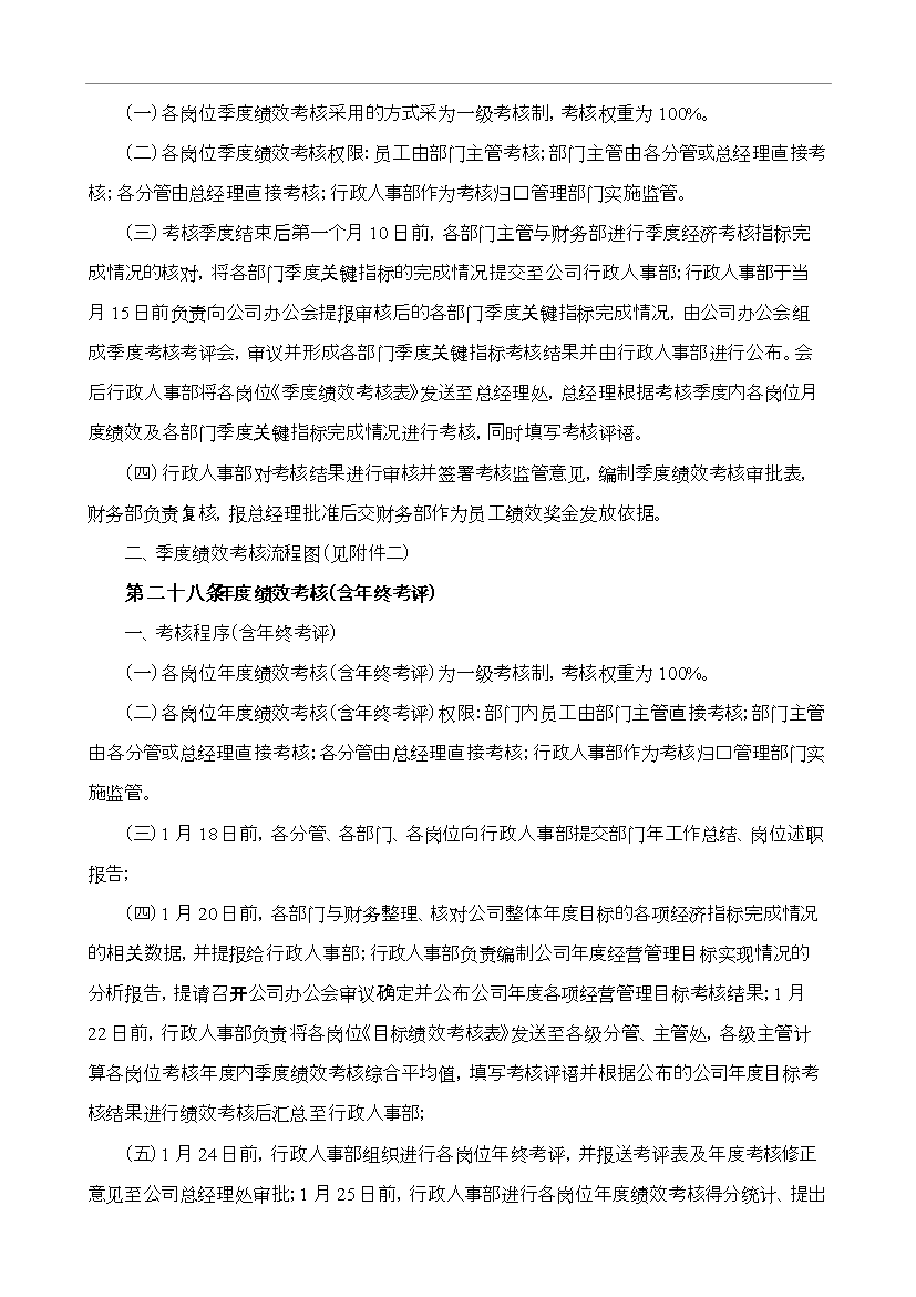 萬科集團房地產公司績效考核制度_全套管理制度第14頁