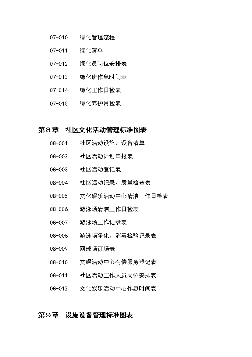 萬科物業管理全套標準文本管理資料_制度匯編第8頁