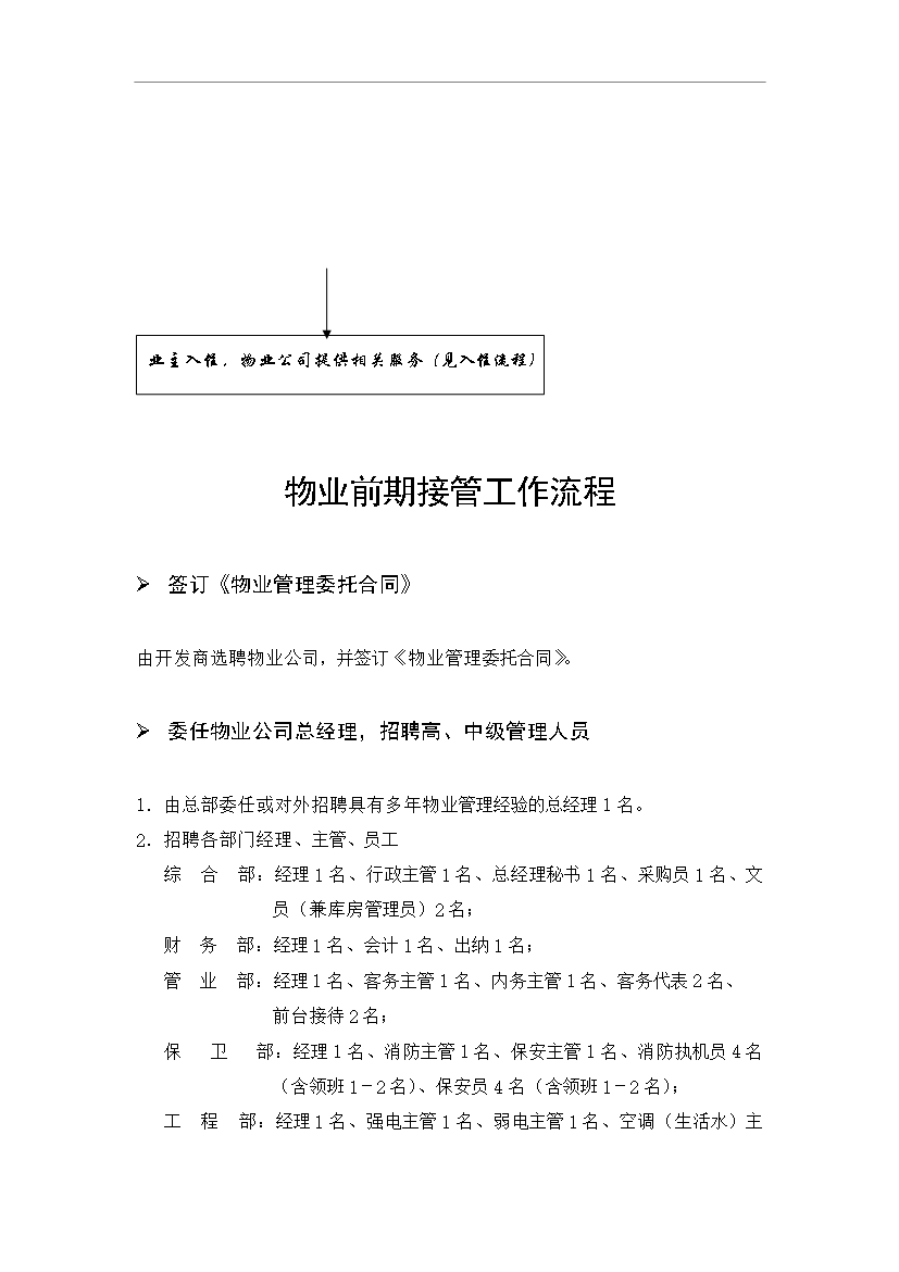 【定稿】萬科物業接管前期工作流程管理資料_制度匯編第9頁