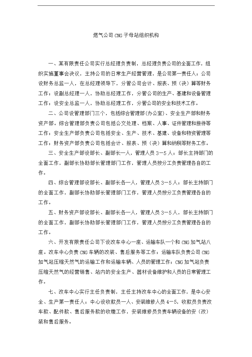 CNG壓縮天然氣生產運營管理規章制度匯編_全套管理制度第5頁