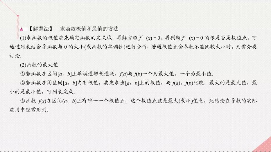 2017高考數學一輪復習第三章導數及其應用3.2.2函數的極值與最值課件理PPT文檔（        15頁）第15頁