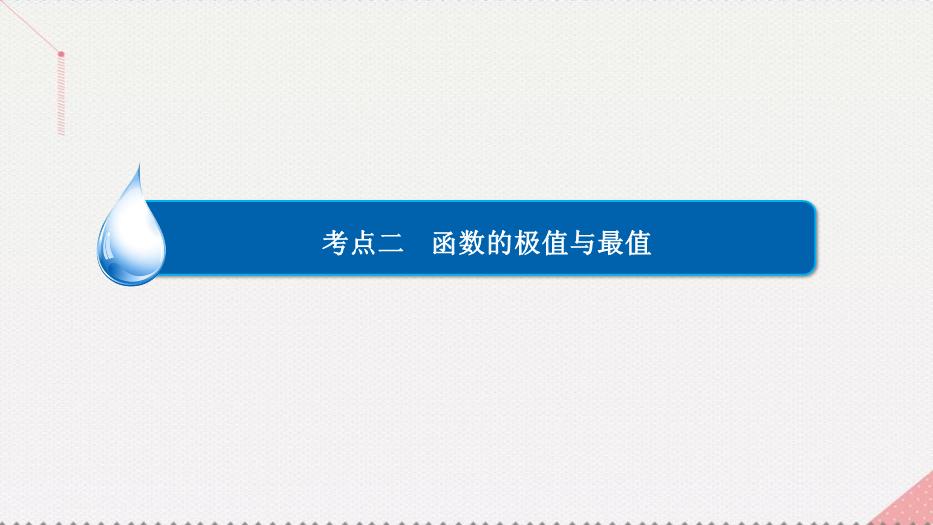 2017高考數學一輪復習第三章導數及其應用3.2.2函數的極值與最值課件理PPT文檔（        15頁）第3頁