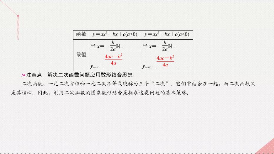 2017高考數學一輪復習第二章函數的概念及其基本性質2.4.1二次函數課件理PPT文檔（定稿）第8頁