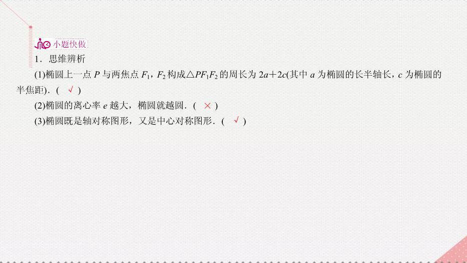2017高考數學一輪復習第十章圓錐曲線與方程10.1.2橢圓的幾何性質課件理PPT文檔（        19頁）第8頁