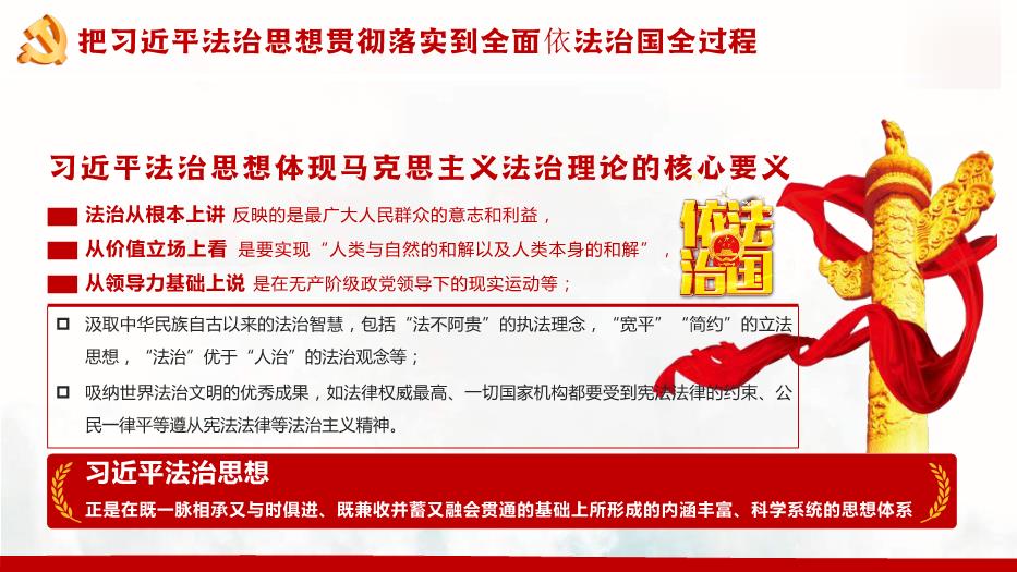 習近平法治思想教育宣傳專題黨課PPT課件第6頁