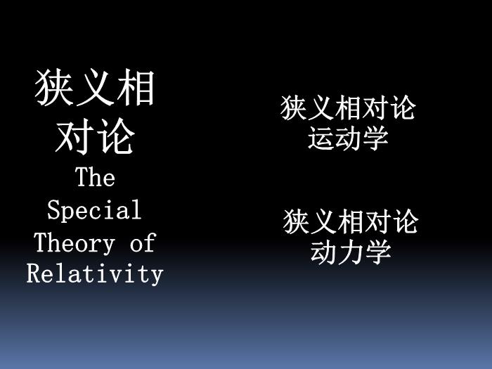 大學物理相對論狹義相對論運動學基礎PPT課件第4頁