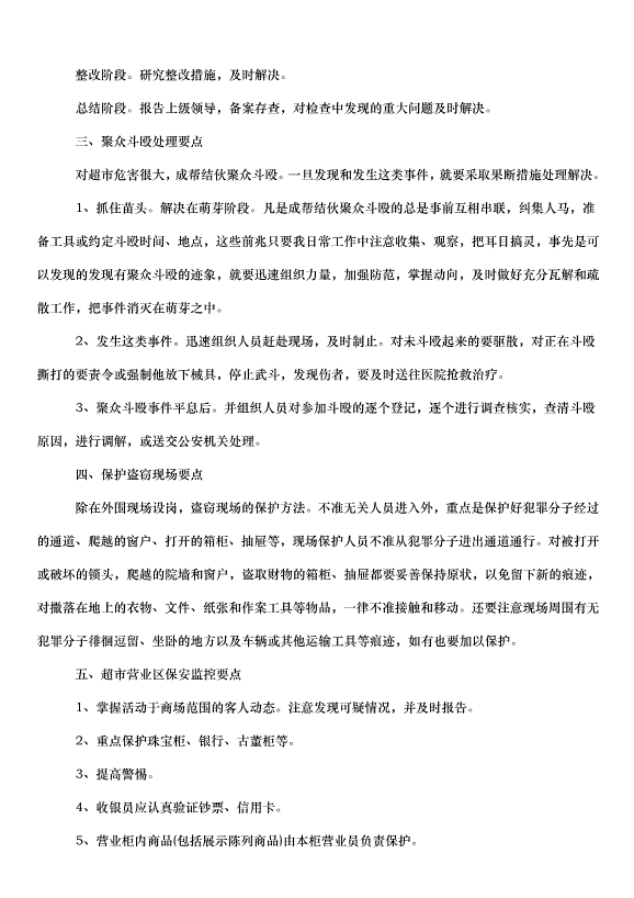 2024保安隊長工作計劃（35篇）第3頁