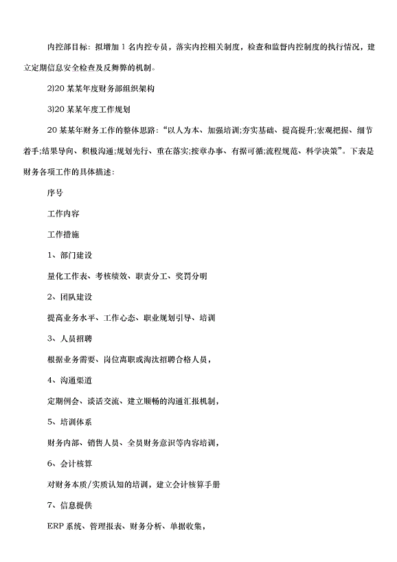 2024財務個人工作計劃第10頁