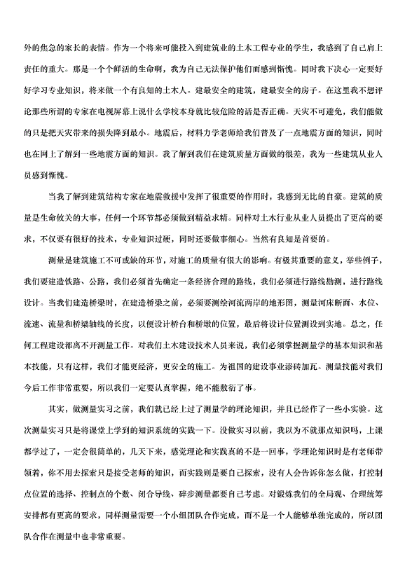 2024測量心得體會（32篇）第10頁