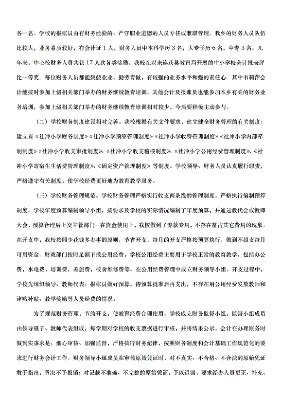 2024財務管理自查報告（34篇）第11頁