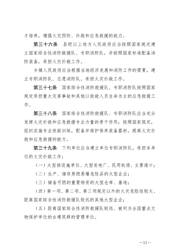 《中華人民共和國消防法》最新版2019年4月23日生效預覽圖（11）