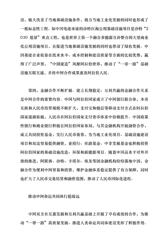 （領導發言）中阿合作行穩致遠惠及各方黨課講稿第3頁
