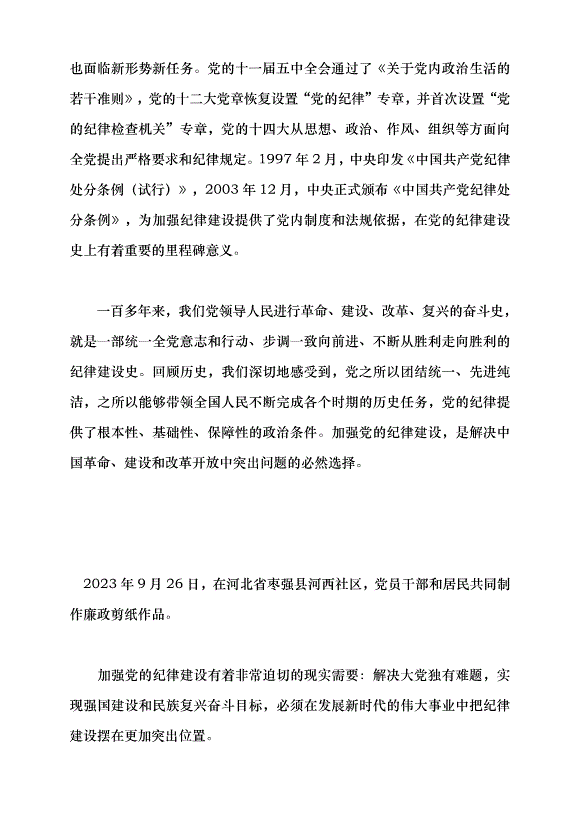 （領導發言）把紀律建設擺在更加突出的位置黨課講稿第4頁