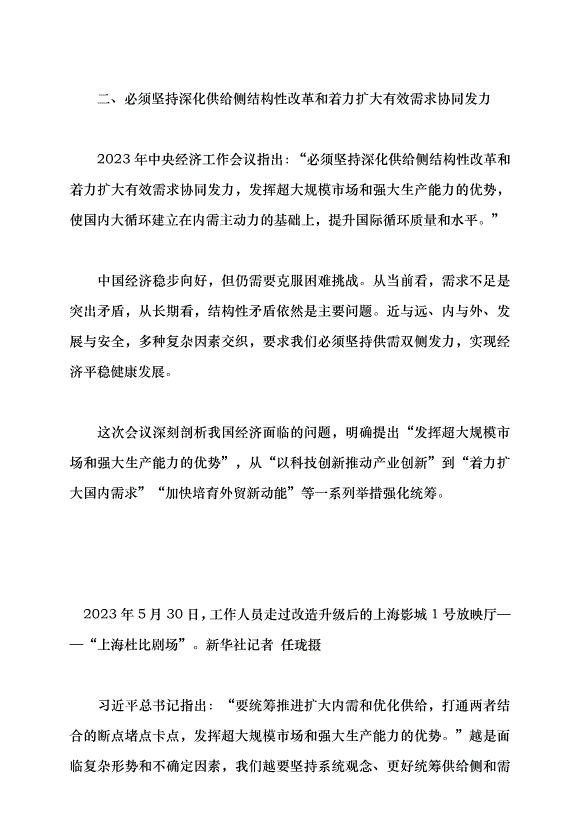 （領導發言）準確把握“五個必須”——學習貫徹2023年中央經濟工作會議精神黨課講稿第3頁