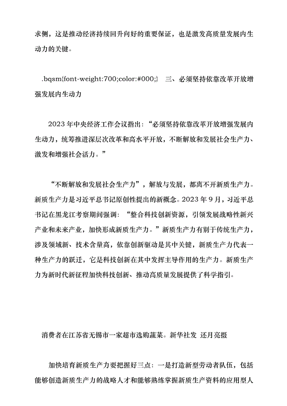 （領導發言）準確把握“五個必須”——學習貫徹2023年中央經濟工作會議精神黨課講稿第4頁
