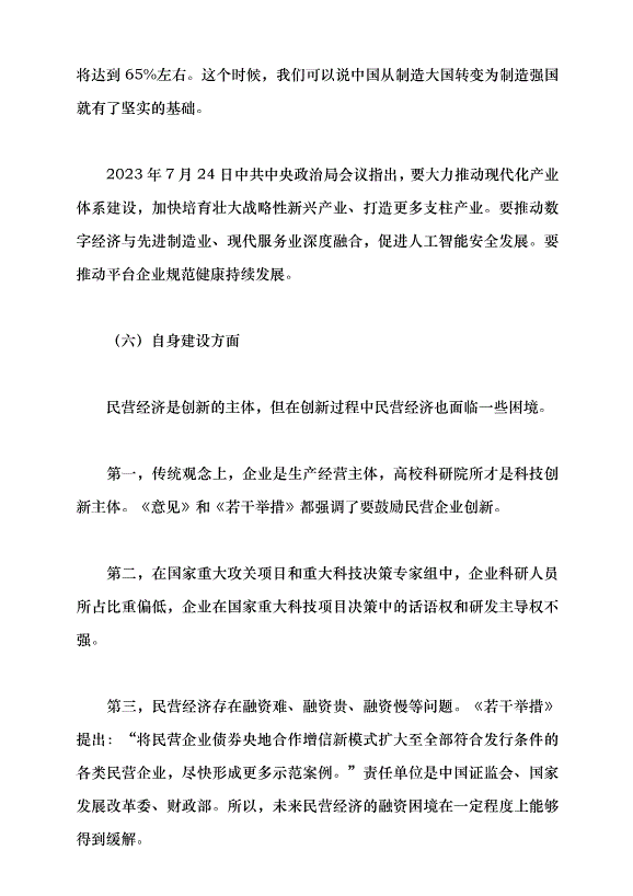 （領導發言）聚焦高質量發展 促進民營經濟發展壯大黨課講稿第9頁