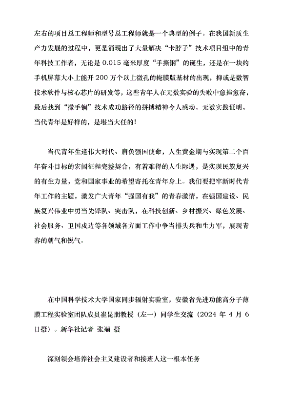 （領導發言）做好新時代黨的青年工作黨課講稿第3頁