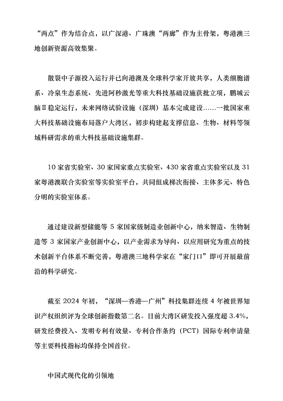 （領導發言）粵港澳大灣區續寫“春天故事”黨課講稿預覽圖（11）