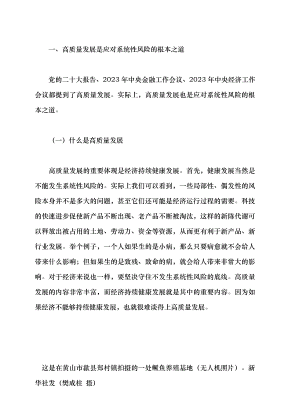 （領導發言）中國經濟系統性風險的可能來源與防范——學習貫徹2023年中央經濟工作會議精神黨課講稿第3頁