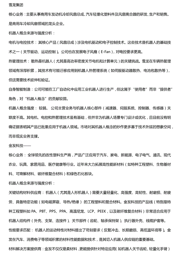 宇樹科技開啟上市輔導，受益上市公司：雪龍集團、金發科技、長盛軸承投資分析預覽圖（2）