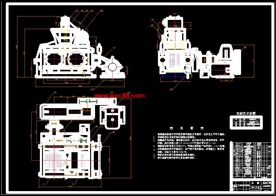 （優秀畢業全套設計）GDC956160工業對輥成型機的設計（整套下載）CAD截圖01