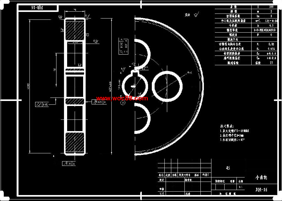 （定稿）六自由度關節型機器人腰部結構設計（有CAD圖紙的喲）CAD截圖07